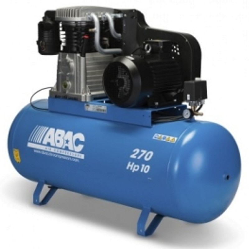 ABAC Compressore aria a cinghia professionale ABAC B7000 270 CT10-270 litri 10 HP 